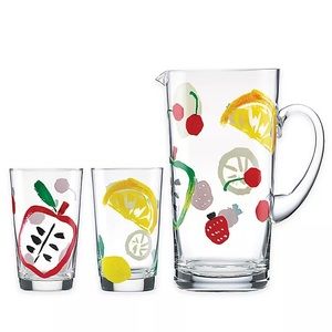 Kate Spade All in good taste pitcher and glasses